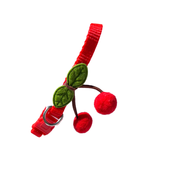 Adjustable Cherry Pet Collar