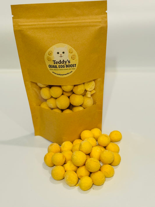 Teddy’s Quail Egg Boost