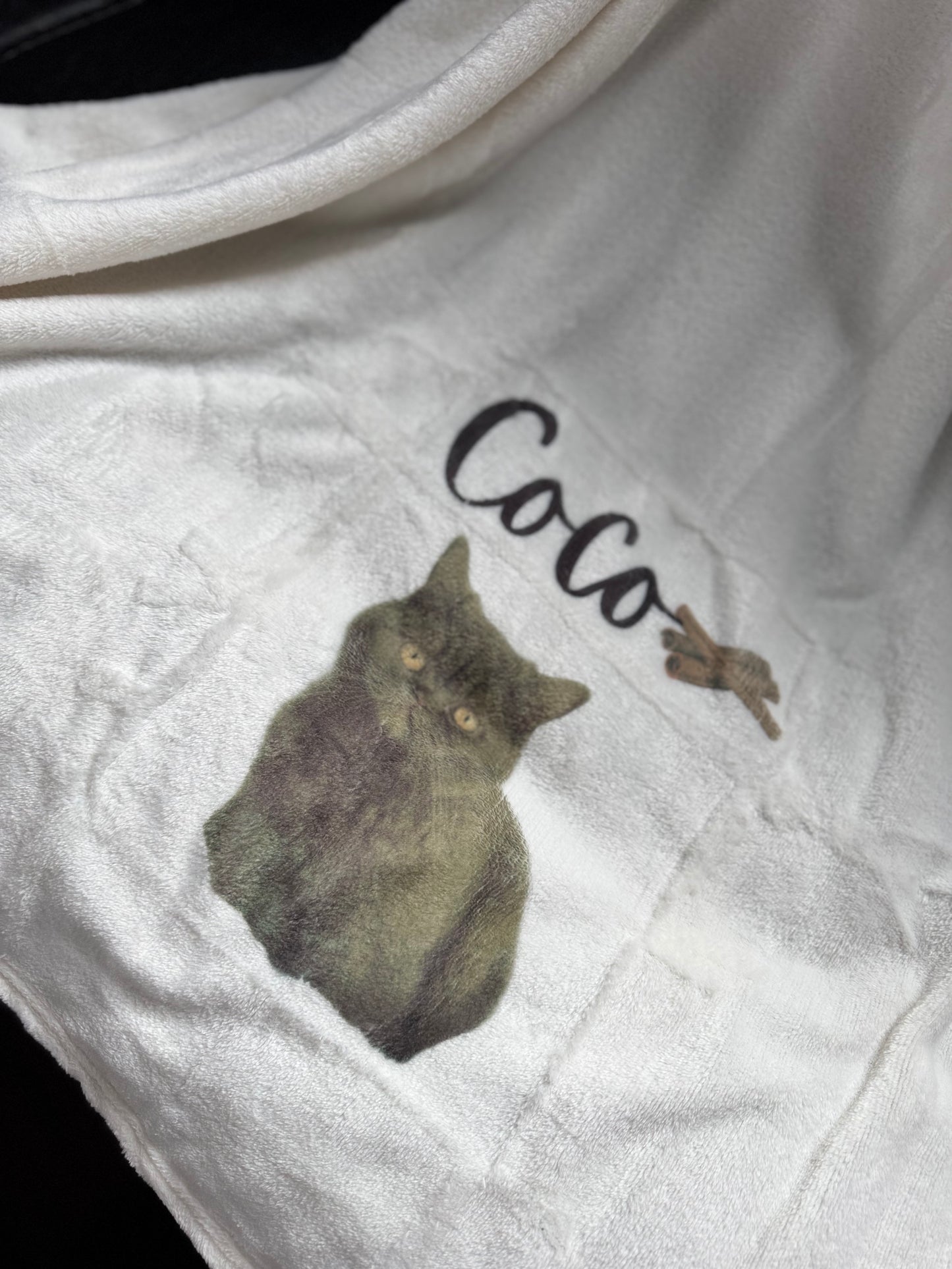 Personalised Pet Blanket – Soft, Custom-Printed with Your Pet's Image & Name