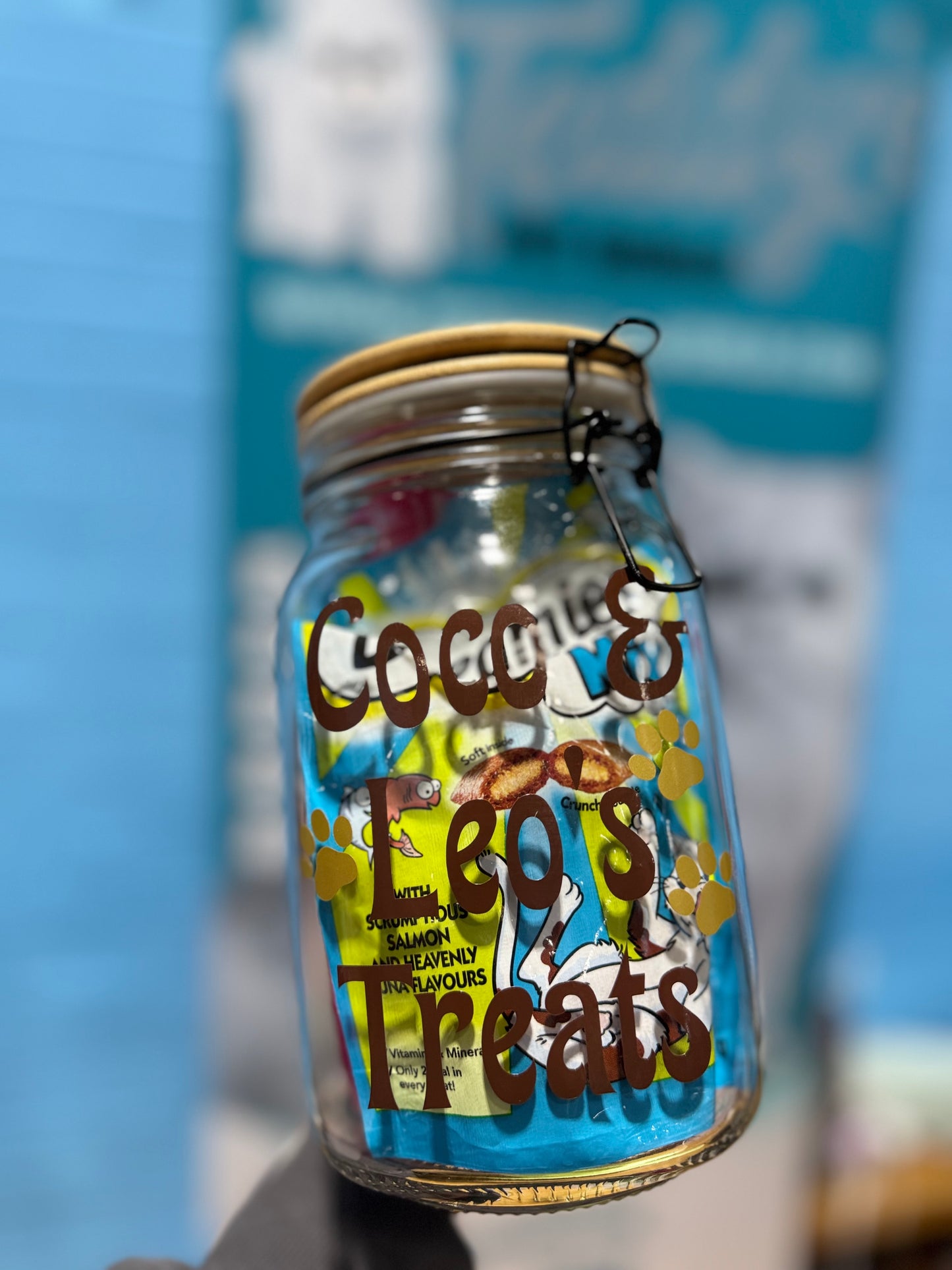 Personalised Pet Treat Jar