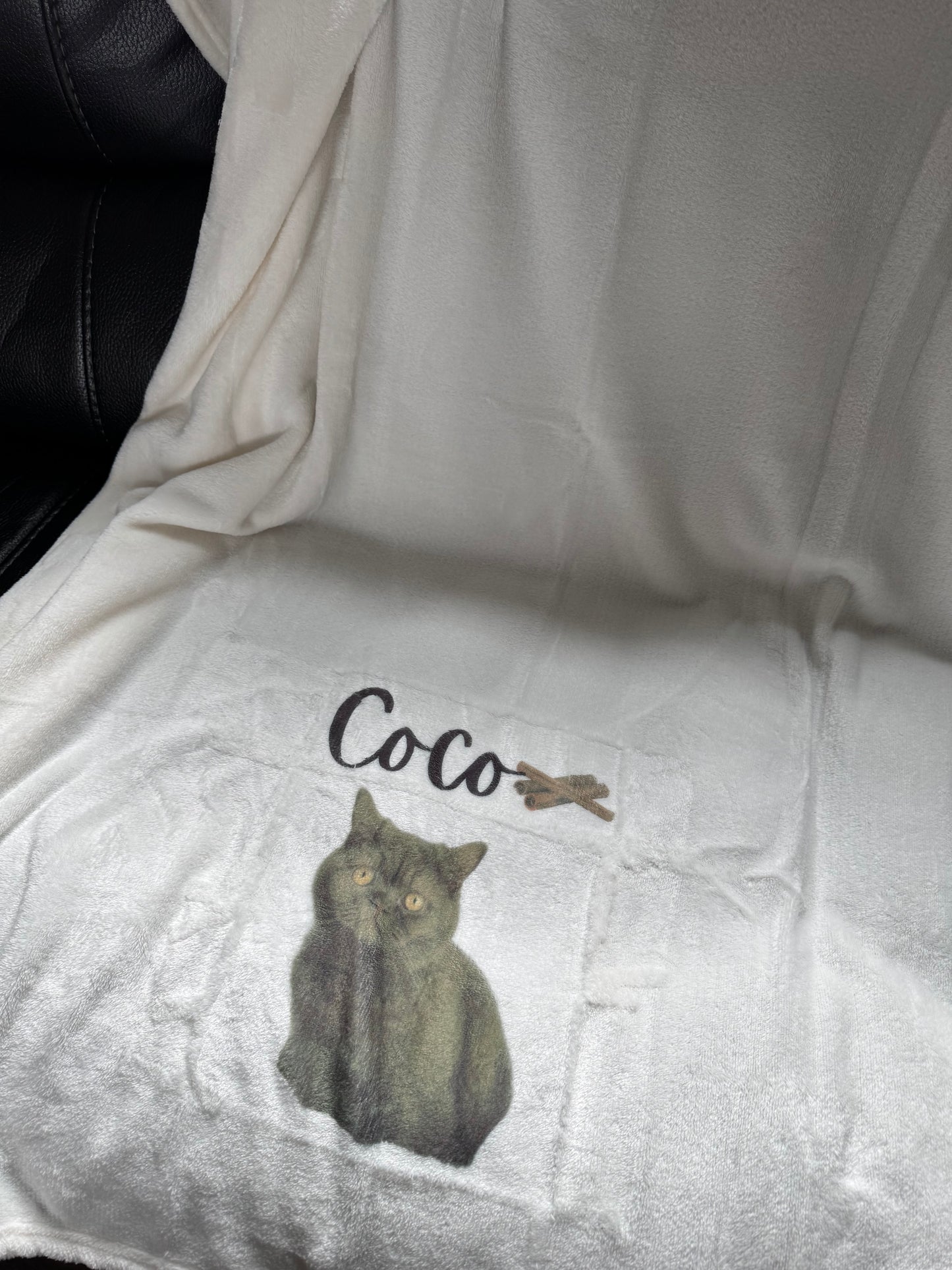 Personalised Pet Blanket – Soft, Custom-Printed with Your Pet's Image & Name