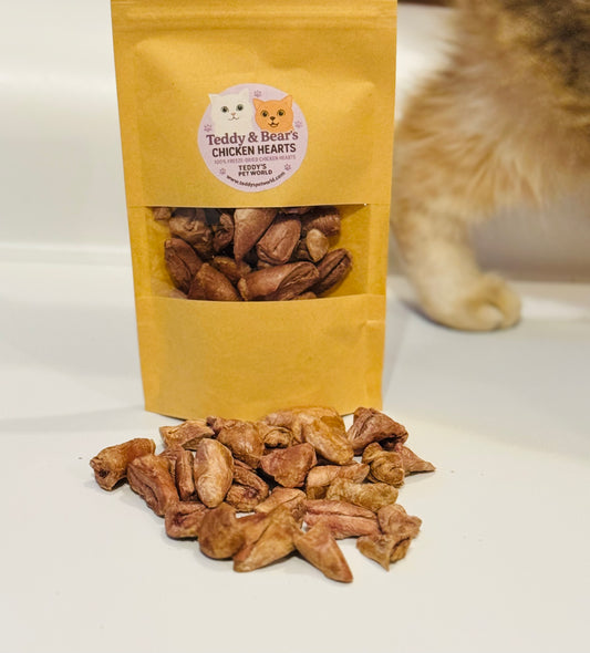 Teddy & Bear’s Chicken Hearts