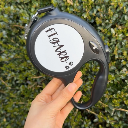 Personalised Double-Sided Retractable Pet Leash