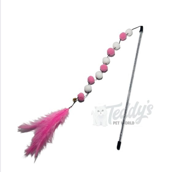 Pom Pom with Feather Teaser