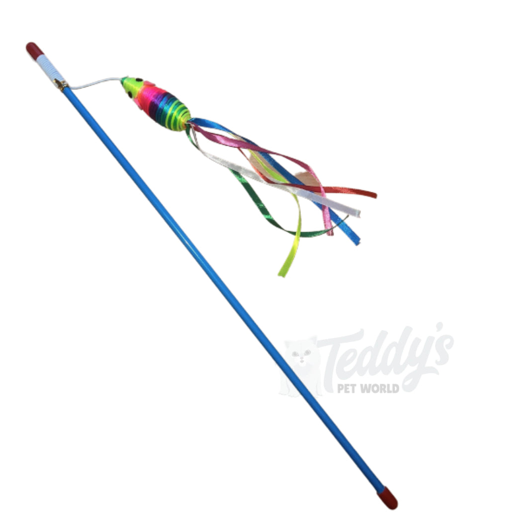 Rainbow Mouse with Tassels